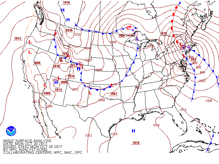 intense low pressure